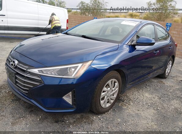5NPD74LF0LH608984 2020 HYUNDAI ELANTRA Blue Przód lewy