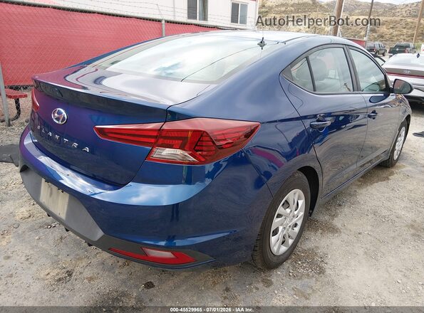 5NPD74LF0LH608984 2020 HYUNDAI ELANTRA Blue Tył prawy