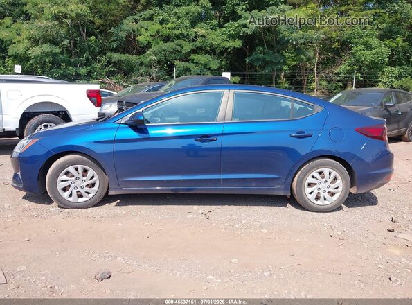 5NPD74LF0LH610461 2020 HYUNDAI ELANTRA Blue Панорамний вид салону 360°