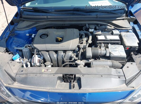 5NPD74LF0LH610461 2020 HYUNDAI ELANTRA Blue Вид ззаду