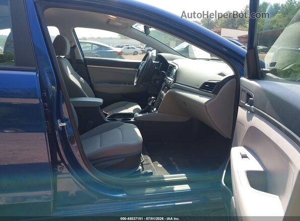 5NPD74LF0LH610461 2020 HYUNDAI ELANTRA Blue Вид салону спереду