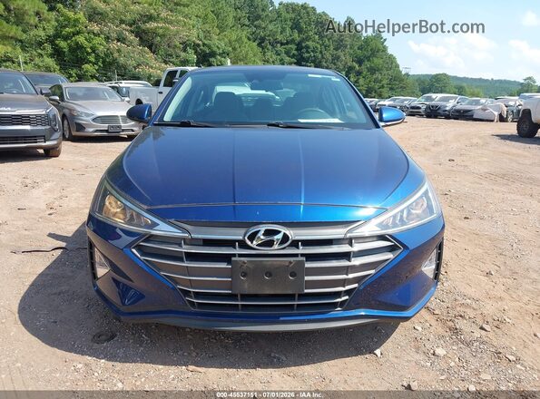 5NPD74LF0LH610461 2020 HYUNDAI ELANTRA Blue Вид спереду