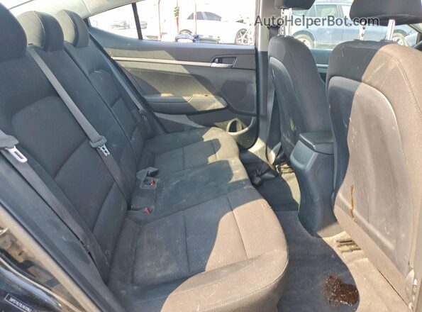 5NPD74LF0LH610962 2020 HYUNDAI ELANTRA Black Vista de los asientos traseros