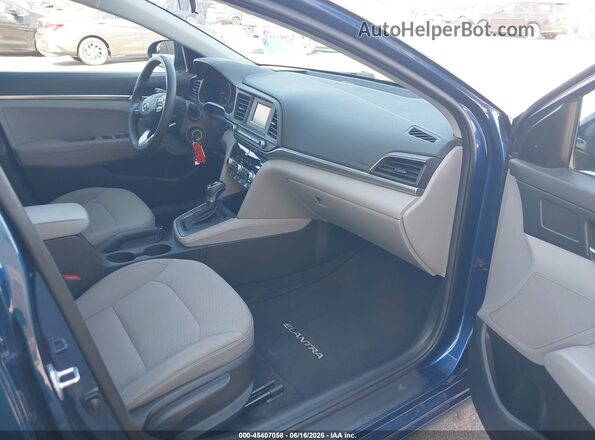 5NPD74LF0LH611299 2020 HYUNDAI ELANTRA Dark Blue წინა სალონის ხედი