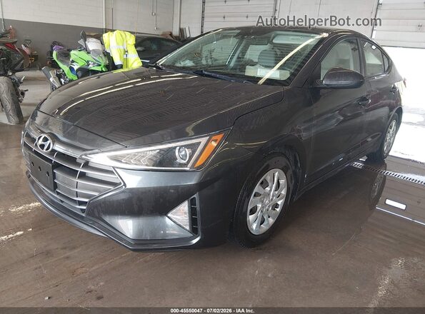 5NPD74LF0LH612050 2020 HYUNDAI ELANTRA Gray Przód lewy