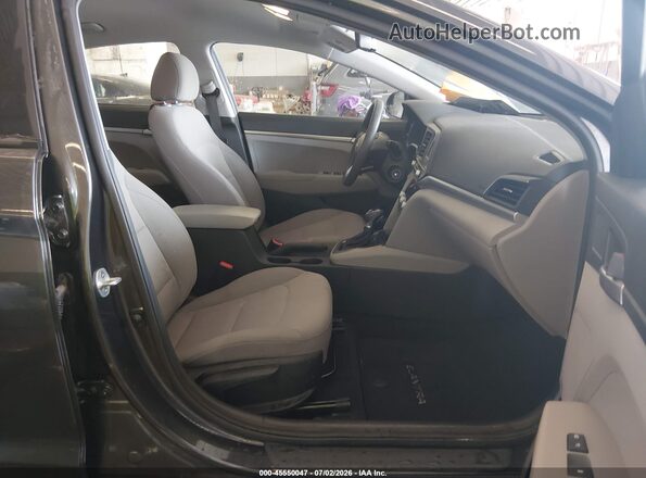 5NPD74LF0LH612050 2020 HYUNDAI ELANTRA Gray Widok wnętrza z przodu