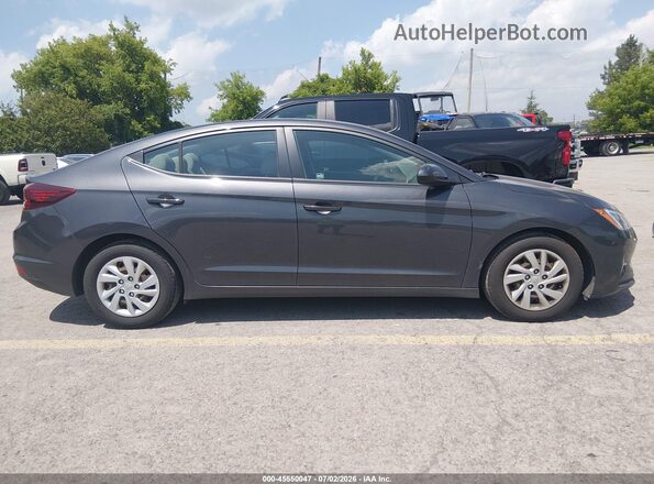 5NPD74LF0LH612050 2020 HYUNDAI ELANTRA Gray Widok wnętrza z tyłu