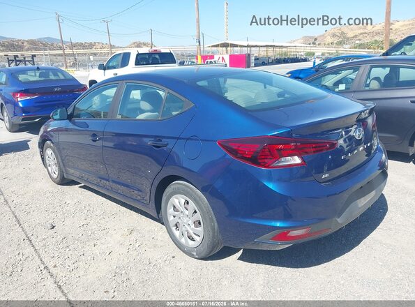 5NPD74LF0LH612257 2020 HYUNDAI ELANTRA Blue უკანა მარცხენა