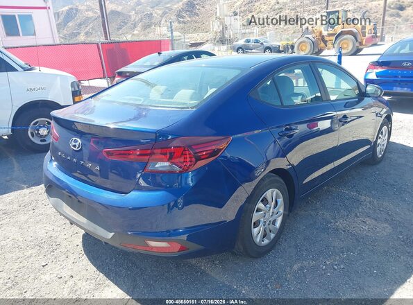 5NPD74LF0LH612257 2020 HYUNDAI ELANTRA Blue უკანა მარჯვენა