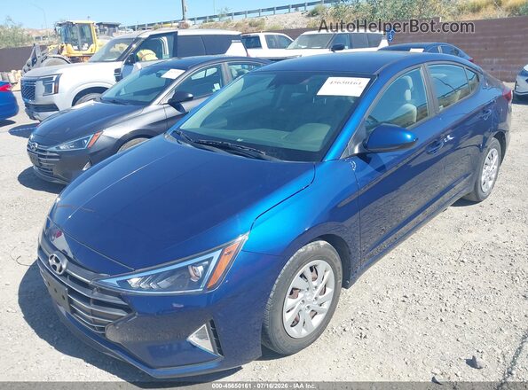 5NPD74LF0LH612257 2020 HYUNDAI ELANTRA Blue წინა მარცხენა ხედი სამი მეოთხედიდან