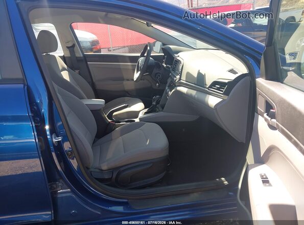 5NPD74LF0LH612257 2020 HYUNDAI ELANTRA Blue წინა სალონის ხედი