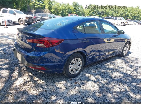 5NPD74LF0LH612274 2020 HYUNDAI ELANTRA Blue Tył prawy