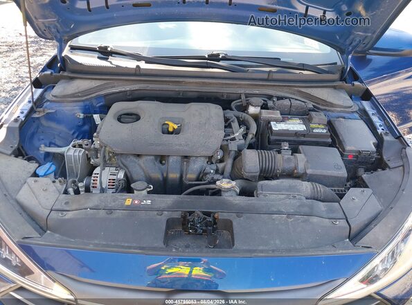5NPD74LF0LH612274 2020 HYUNDAI ELANTRA Blue Widok z tyłu