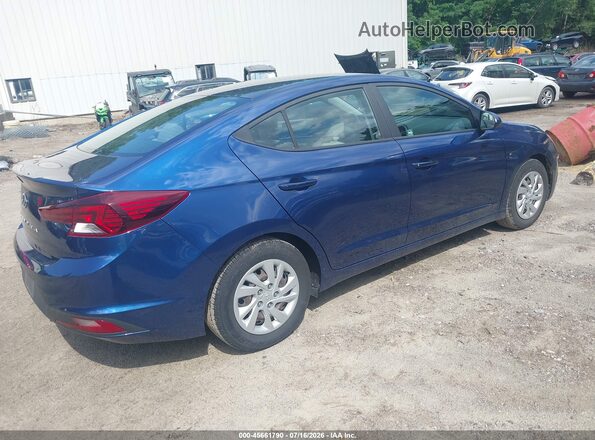 5NPD74LF0LH612291 2020 HYUNDAI ELANTRA Синий Задняя правая четверть