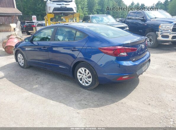 5NPD74LF0LH612291 2020 HYUNDAI ELANTRA Синий Задняя левая четверть