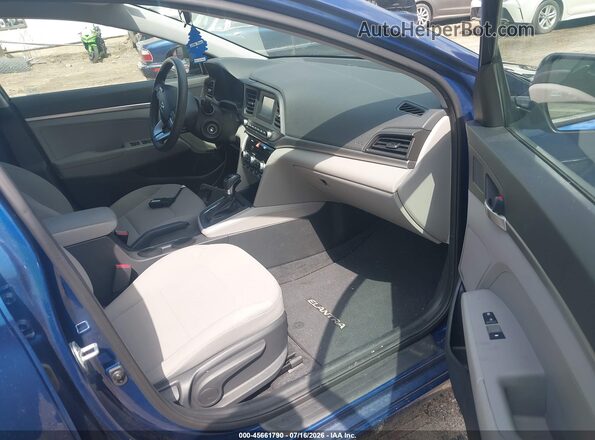 5NPD74LF0LH612291 2020 HYUNDAI ELANTRA Синий Вид салона спереди