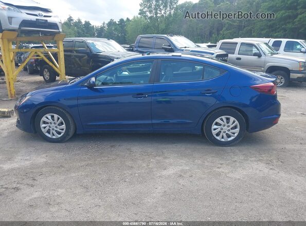 5NPD74LF0LH612291 2020 HYUNDAI ELANTRA Синий Панорамный вид салона 360°