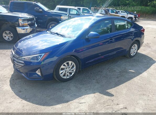 5NPD74LF0LH612291 2020 HYUNDAI ELANTRA Синий Передняя левая четверть