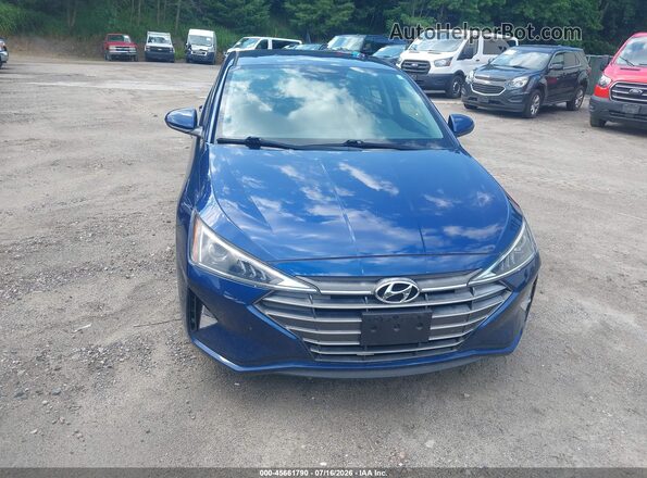 5NPD74LF0LH612291 2020 HYUNDAI ELANTRA Синий Вид щитка приборов