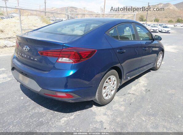 5NPD74LF0LH613067 2020 HYUNDAI ELANTRA Blue უკანა მარჯვენა