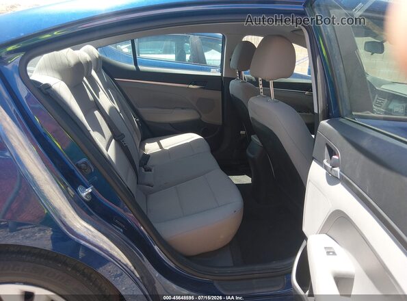 5NPD74LF0LH613067 2020 HYUNDAI ELANTRA Blue VIN კოდის სტიკერის ხედი