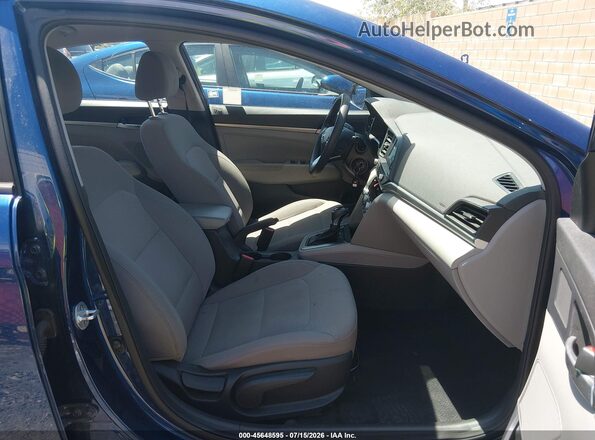 5NPD74LF0LH613067 2020 HYUNDAI ELANTRA Blue წინა სალონის ხედი
