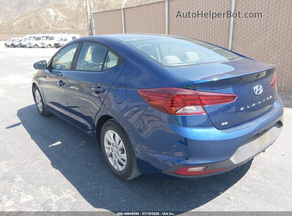 5NPD74LF0LH613067 2020 HYUNDAI ELANTRA Blue უკანა მარცხენა