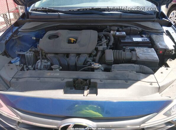 5NPD74LF0LH613067 2020 HYUNDAI ELANTRA Blue უკანა ხედი