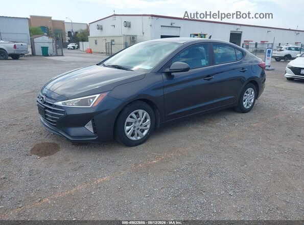 5NPD74LF0LH613361 2020 HYUNDAI ELANTRA Gray წინა მარცხენა ხედი სამი მეოთხედიდან