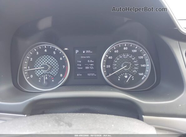 5NPD74LF0LH613361 2020 HYUNDAI ELANTRA Gray უკანა სავარძლების ხედი