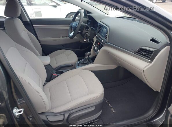 5NPD74LF0LH613361 2020 HYUNDAI ELANTRA Gray წინა სალონის ხედი