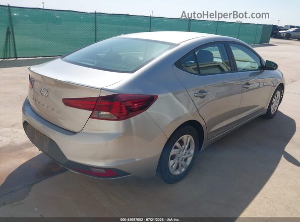 5NPD74LF0LH613411 2020 HYUNDAI ELANTRA Silver Rear right