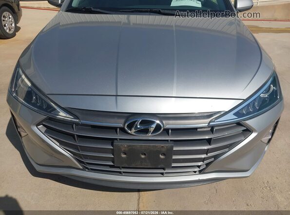 5NPD74LF0LH613411 2020 HYUNDAI ELANTRA Silver Instrument cluster view