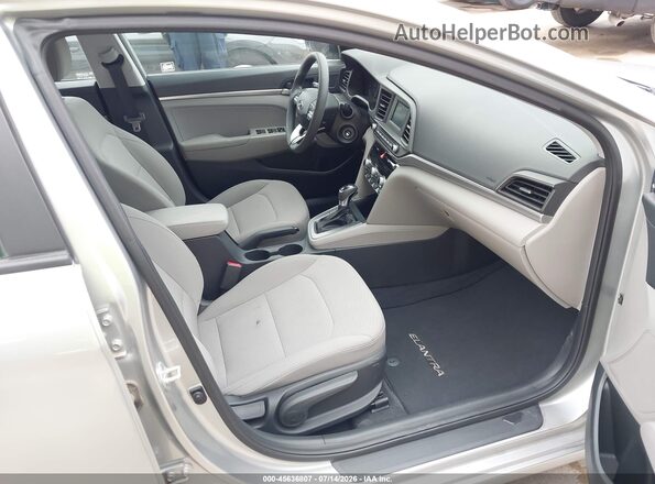 5NPD74LF0LH613876 2020 HYUNDAI ELANTRA Серебряный Вид салона спереди