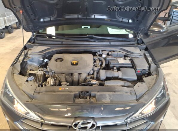 5NPD74LF0LH613988 2020 HYUNDAI ELANTRA Gray Вид ззаду