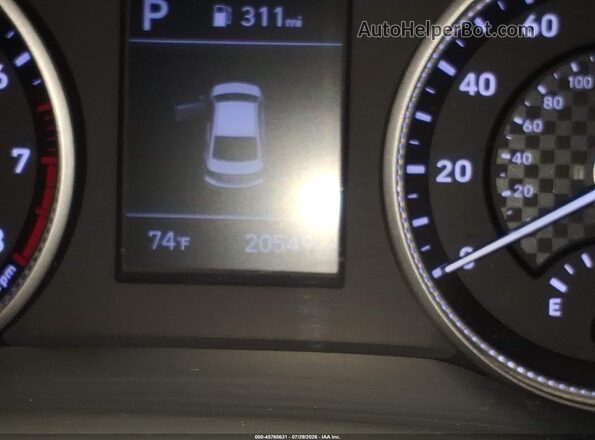 5NPD74LF0LH613988 2020 HYUNDAI ELANTRA Gray 