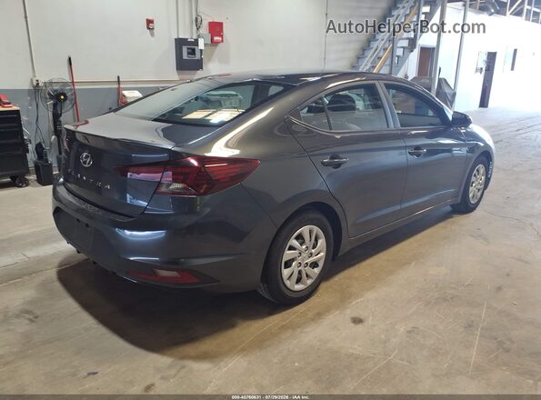 5NPD74LF0LH613988 2020 HYUNDAI ELANTRA Gray Задня права чверть