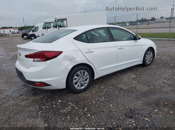 5NPD74LF0LH615711 2020 HYUNDAI ELANTRA White Հետևի աջ