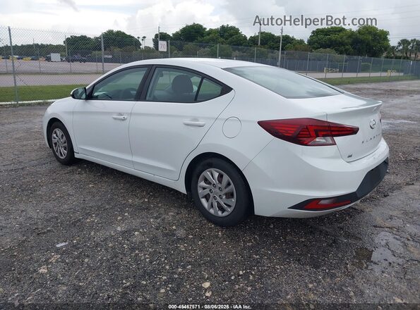 5NPD74LF0LH615711 2020 HYUNDAI ELANTRA White Հետևի ձախ