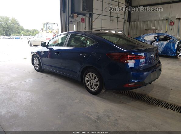 5NPD74LF0LH616261 2020 HYUNDAI ELANTRA Синий Задняя левая четверть