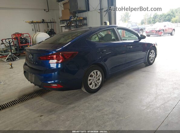 5NPD74LF0LH616261 2020 HYUNDAI ELANTRA Синий Задняя правая четверть