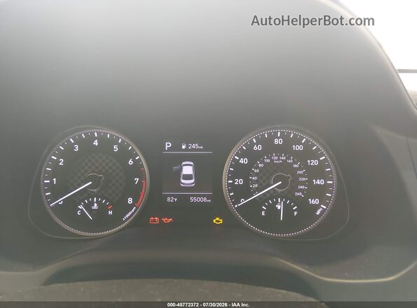 5NPD74LF0LH616261 2020 HYUNDAI ELANTRA Синий Вид задних сидений