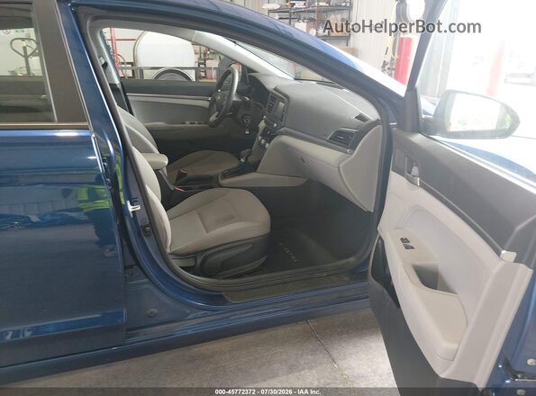 5NPD74LF0LH616261 2020 HYUNDAI ELANTRA Синий Вид салона спереди