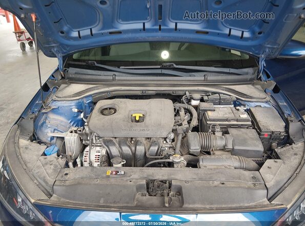 5NPD74LF0LH616261 2020 HYUNDAI ELANTRA Синий Вид сзади