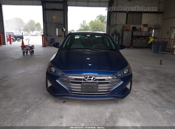 5NPD74LF0LH616261 2020 HYUNDAI ELANTRA Синий Панорамный вид салона 360°