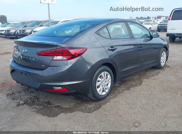 5NPD74LF0LH616406 2020 HYUNDAI ELANTRA Gray უკანა მარჯვენა