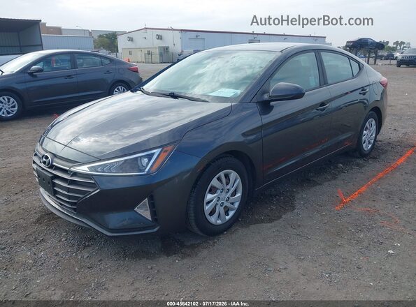 5NPD74LF0LH616406 2020 HYUNDAI ELANTRA Gray წინა მარცხენა ხედი სამი მეოთხედიდან