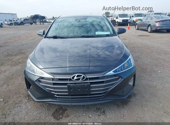 5NPD74LF0LH616406 2020 HYUNDAI ELANTRA Gray უკანა სალონის ხედი