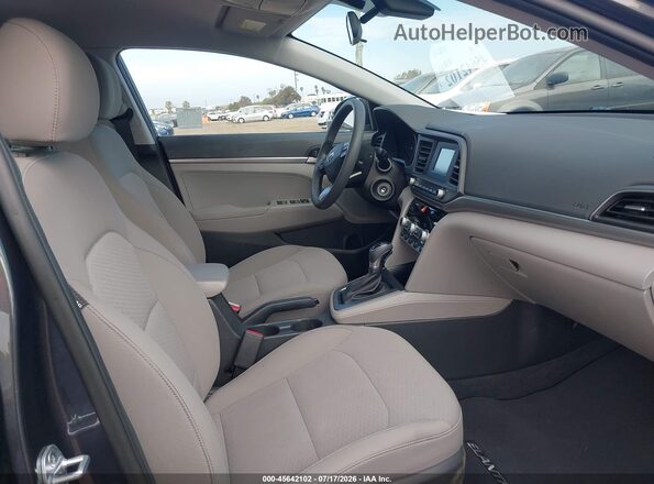 5NPD74LF0LH616406 2020 HYUNDAI ELANTRA Gray წინა სალონის ხედი
