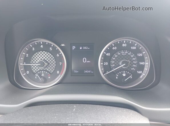 5NPD74LF0LH616406 2020 HYUNDAI ELANTRA Gray უკანა სავარძლების ხედი